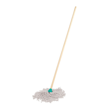 Trapeador tipo mechudo 350 g intercambiable, con baston 120 cm