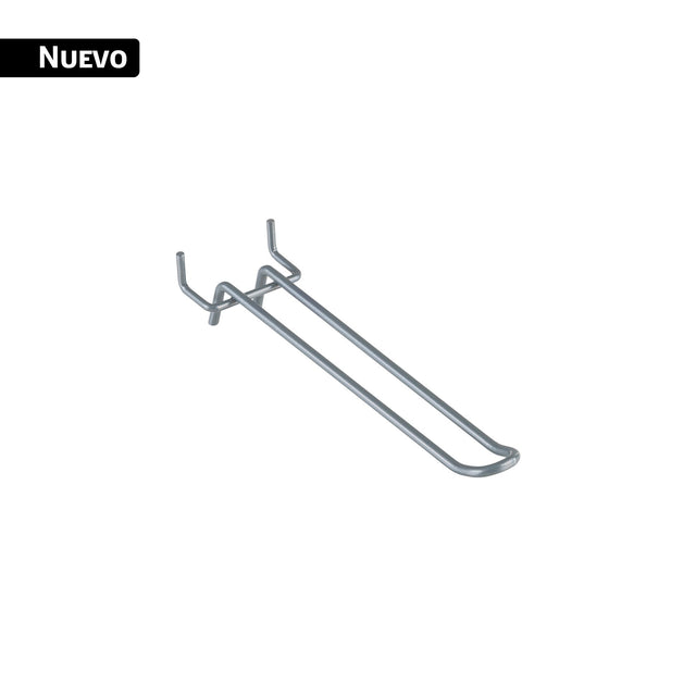 Gancho doble de 6' para perfocel y panel ranurado, Truper