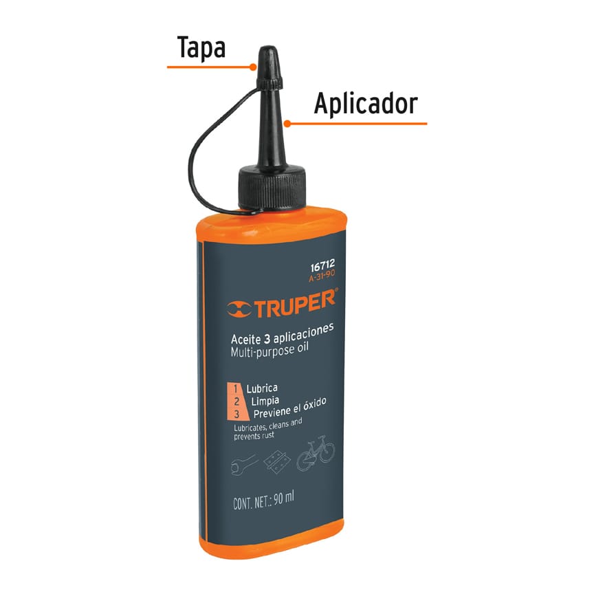 Aceite Multiusos, 90 ml (3OZ), Truper
