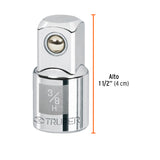 Adaptador para Matraca de Cuadro 3/8' a Cuadro 1/2', Truper