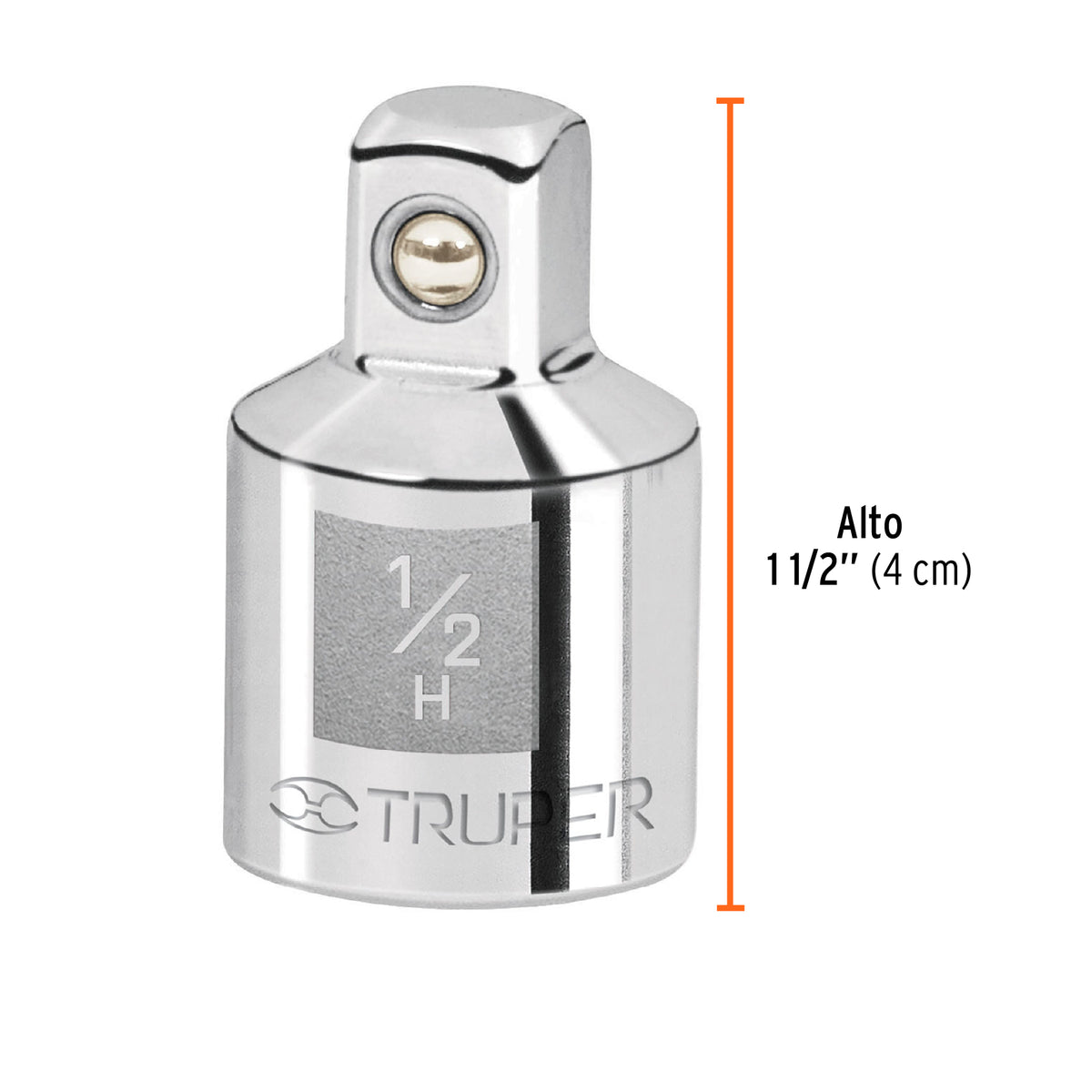 Adaptador para Matraca de Cuadro 1/2' a Cuadro 3/8', Truper