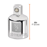 Adaptador para Matraca de Cuadro 3/8' a Cuadro 1/4', Truper