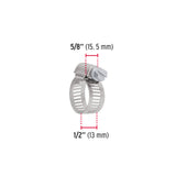 Bolsa con 10 Abrazaderas sin Fin # 8, 5/8 - 7/8', Fiero