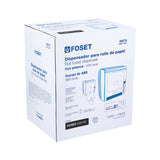 Dispensador de ABS para Toalla de Papel en Rollo, Humo, Foset