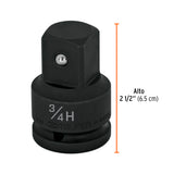 Adaptador de Impacto 3/4' (H) X 1' (m), Truper