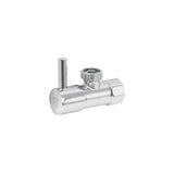 Llave Angular 1/2', 1/4 de Vuelta, Roscable, Maneral Palanca