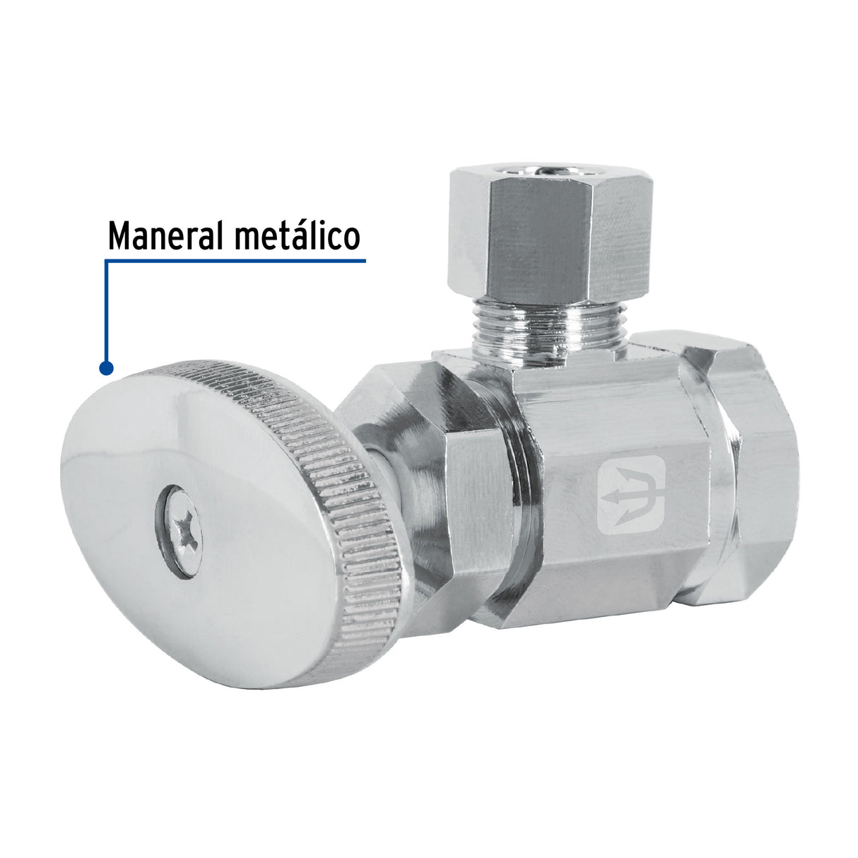 Llave Angular 1/2 X 3/8', Multivuelta, Barrilito, Foset