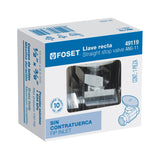 Llave Angular Recta 1/2 X 3/8', Multivuelta, Barrilito, Foset