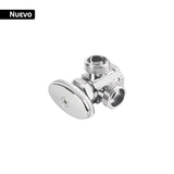 Llave Ang. Doble Salida 1/2', Multivuelta, Roscable, Foset