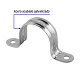 Bolsa C/5 Abrazaderas Tipo Omega 1-1/2' para Tubo Pared Delgada