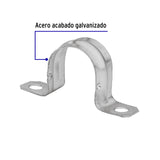 Bolsa C/10 Abrazaderas Tipo Omega 1' para Tubo Pared Delgada