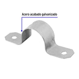 Bolsa C/10 Abrazaderas Tipo Omega 3/4' para Tubo Pared Delgada