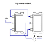Interruptor de 3 Vías, Volteck Basic