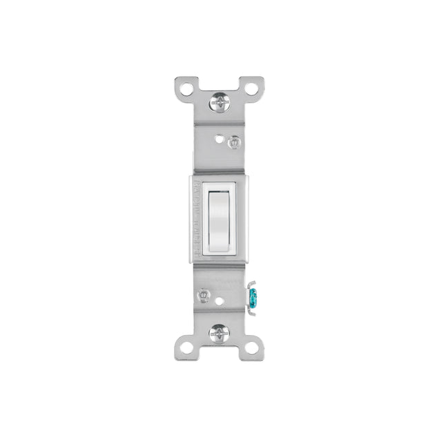 Interruptor vertical de palanca, Standard, blanco, Volteck