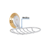 Jabonera de Rejilla, Cromo-oro, Foset Aqua