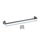Toallero de Barra Largo, Negro, Foset Aqua