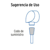 Codo de Suministro, Cromo, Foset Riviera