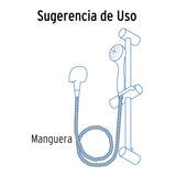 Manguera Lisa para Regadera, Manual, Cromada, Foset Riviera