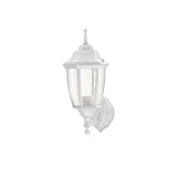 Arbotante Tipo Farol Tradicional Soportado para Exterior Blanco
