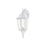 Arbotante Tipo Farol Tradicional Suspendido para Exterior, Bco.