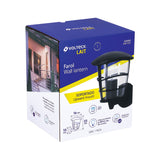 Arbotante Tipo Farol Moderno Soportado para Exteriores, Negro