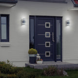 Arbotante Exterior con 2 Spots, Lámparas No Incluida, Gris