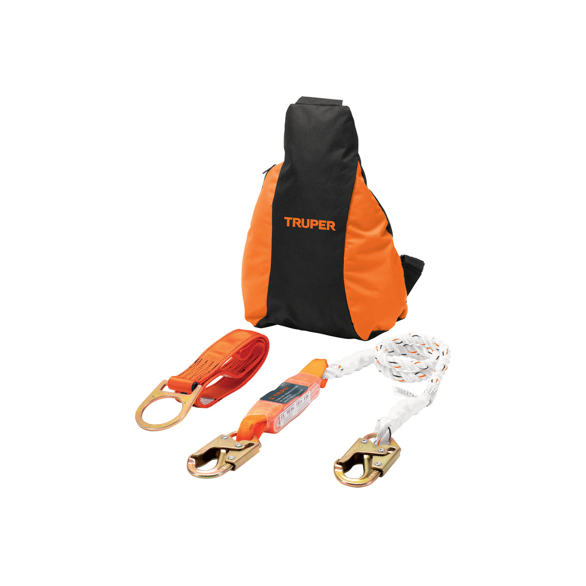 Kit Contra Caídas con Arnés de un Anillo, Ansi, Truper