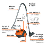 Aspiradora Canister 1 L (0.2 GAL), 1, 200 W (1.6 HP), Truper