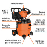 Aspiradora Sólidos y Líquidos, 16 Gal, Soplador Desmontable