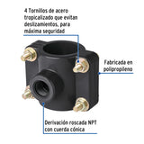 Abrazadera para Toma Domiciliaria PP 1-1/2' X 1/2', Foset