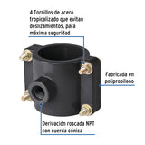 Abrazadera para Toma Domiciliaria PP 2-1/2' X 1/2', Foset
