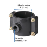 Abrazadera para Toma Domiciliaria PP 3' X 1/2', Foset
