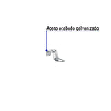 Bolsa C/10 Abrazaderas Tipo Uña 1/2' para Tubo Pared Delgada