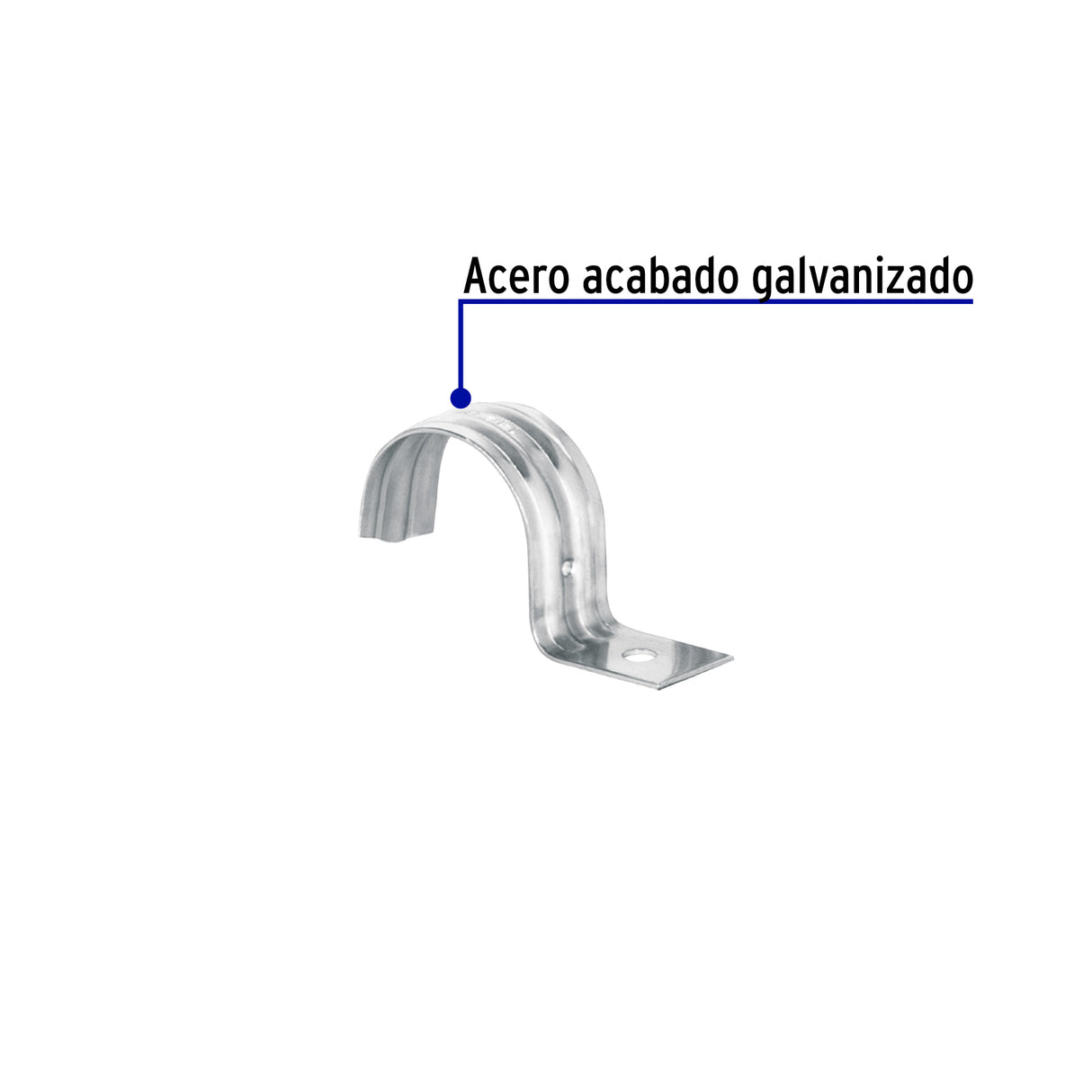 Bolsa C/5 Abrazaderas Tipo Uña 1-1/2' para Tubo Pared Delgada