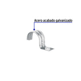 Bolsa C/5 Abrazaderas Tipo Uña 1-1/2' para Tubo Pared Delgada