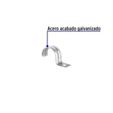 Bolsa C/5 Abrazaderas Tipo Uña 1-1/4' para Tubo Pared Delgada