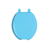 Asiento Redondo con Tapa para Wc, Abierto, Azul, Foset