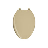Asiento Alargado con Tapa para Wc, Abierto, Beige, Foset