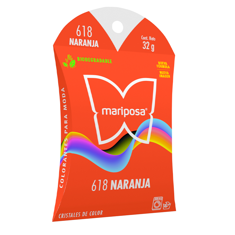 Mariposa 618 naranja