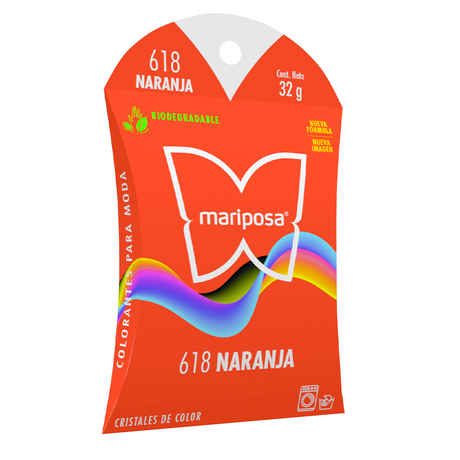 Mariposa 618 naranja