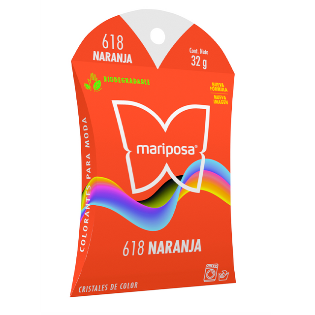 Mariposa 618 naranja