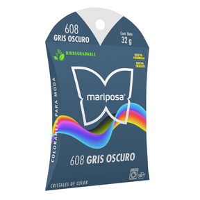Mariposa cris 608 gris obscuro