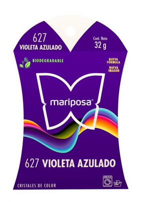 Mariposa 627 violeta azulado