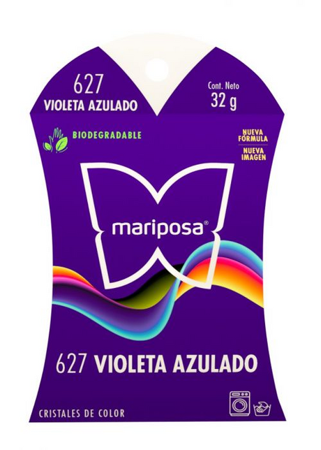 Mariposa 627 violeta azulado
