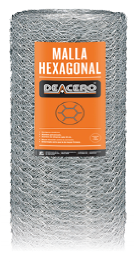 Deacero malla HEX.C.22 ABERT.50X1.50 45M *45*