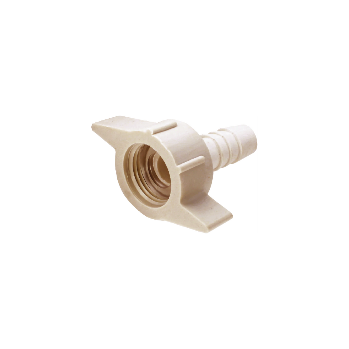 Hulcen conex hembra para m beige 3/8