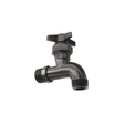 Hulcen llave nariz 3/4 plastico 5PZ negra