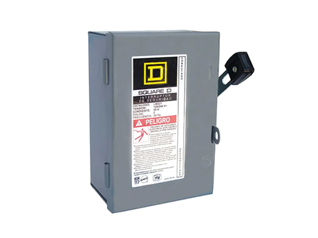 Square interruptor segurid ligero 2X30