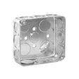 Elec caja cuadrada galvanizada 3/4