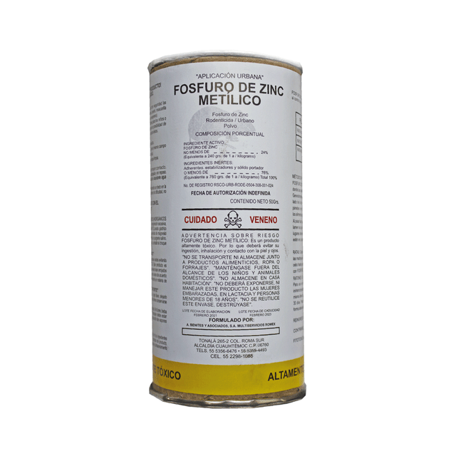 Romex fosfuro de zinc bote 50 grs.